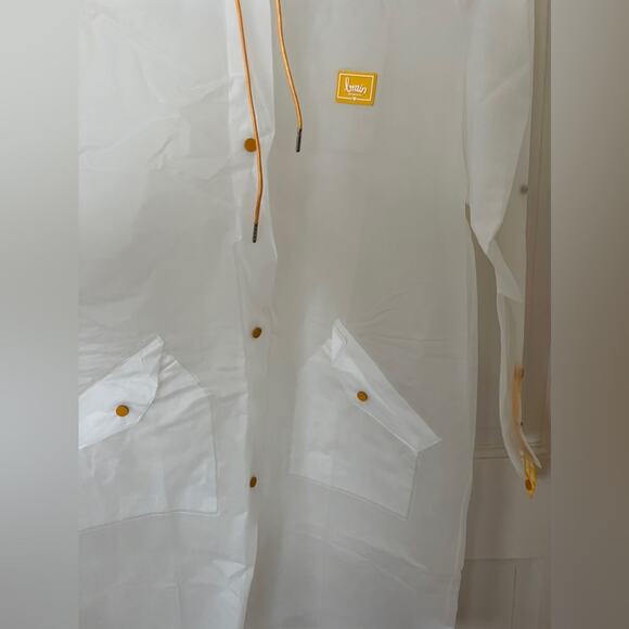 Amazon TPU Clear Transparent Hooded Raincoat Jacket Poncho - large - Picture 5 of 9